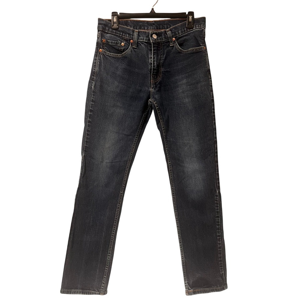 Levi's 511 Slim Fit Jeans Dark Wash Blue Denim 31x32 Stretch Mens Pants